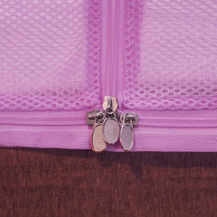 91家纺网 家纺一手货源 找家纺 迷仙巢家纺 2022新款坐床宫廷蚊帐-B10孔雀公主粉红