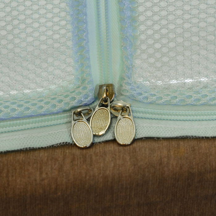 91家纺网 家纺一手货源 找家纺 迷仙巢家纺 2022新款坐床宫廷蚊帐-B10孔雀公主兰色