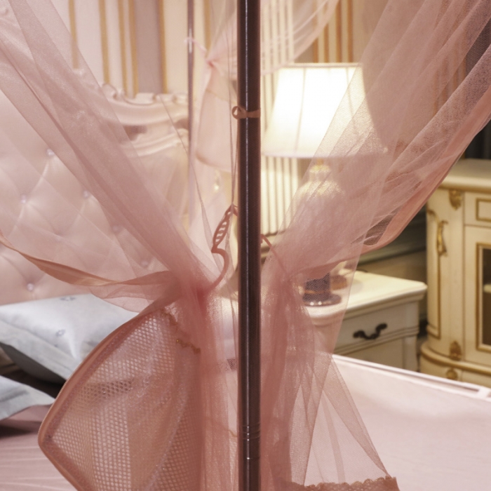 91家纺网 家纺一手货源 找家纺 迷仙巢家纺 2022新款坐床宫廷蚊帐-B10孔雀公主玉色