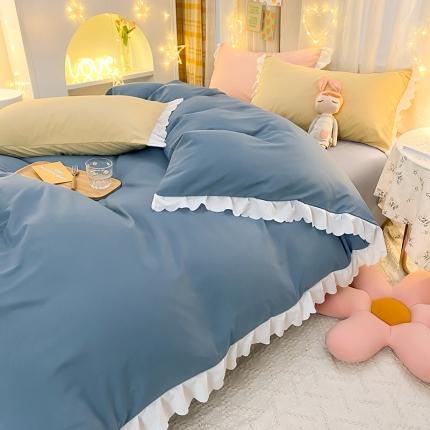 91家纺网 家纺一手货源 找家纺 （总）子钦家纺 2023新款莱茵少女四季棉四件套