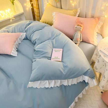 91家纺网 家纺一手货源 找家纺 （总）子钦家纺 2023新款莱茵少女四季棉四件套