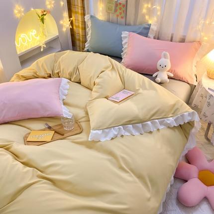 91家纺网 家纺一手货源 找家纺 （总）子钦家纺 2023新款莱茵少女四季棉四件套