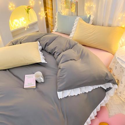 91家纺网 家纺一手货源 找家纺 （总）子钦家纺 2023新款莱茵少女四季棉四件套