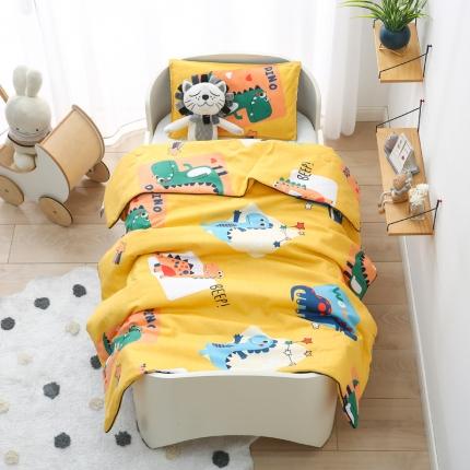 91家纺网 家纺一手货源 找家纺 （总）鱼宝 2021新款无荧光40贡缎全棉儿童夏被