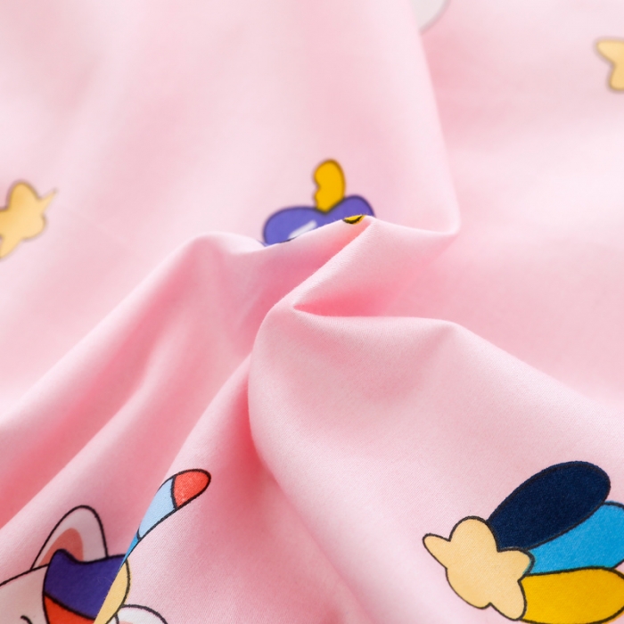 91家纺网 家纺一手货源 找家纺 鱼宝 2021新款60贡缎长绒棉婴童多件套 城堡乐园