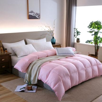 91家纺网 家纺一手货源 找家纺 晋瑞 2021新款佳品羽绒被 粉