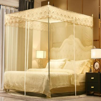 91家纺网 家纺一手货源 找家纺 （总）安金蚊帐 2022新款落地式拉链三开门蚊帐