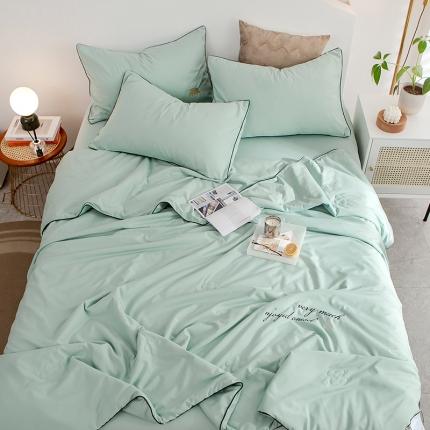 91家纺网 家纺一手货源 找家纺 （总）头等舱2022四季棉A类大豆抗菌防螨夏被四件套星辰