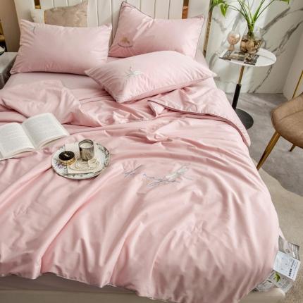 头等舱2022全棉A类大豆抗菌防螨夏被四件套蜻蜓 蜻蜓玉-棚拍图