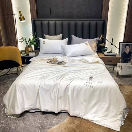 91家纺网 家纺一手货源 找家纺 （总）头等舱2022全棉100支A类大豆抗菌防螨夏被四件套