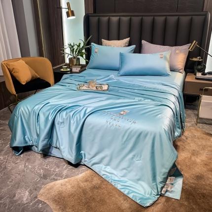 91家纺网 家纺一手货源 找家纺 （总）头等舱2022全棉100支A类大豆抗菌防螨夏被四件套