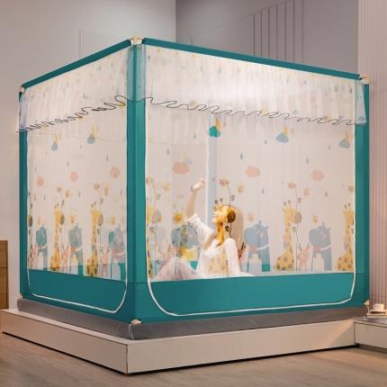 91家纺网 家纺一手货源 找家纺 （总）梦尔佳蚊帐 2021新款印花坐床式蚊帐-827