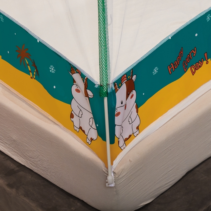 91家纺网 家纺一手货源 找家纺 爱洛家纺 2021新款防尘蚊帐 幸运牛牛