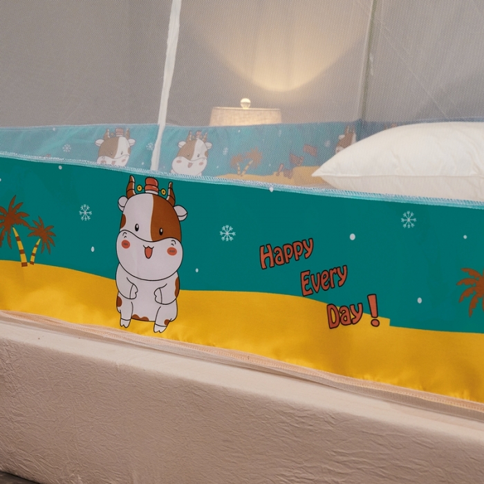 91家纺网 家纺一手货源 找家纺 爱洛家纺 2021新款防尘蚊帐 幸运牛牛