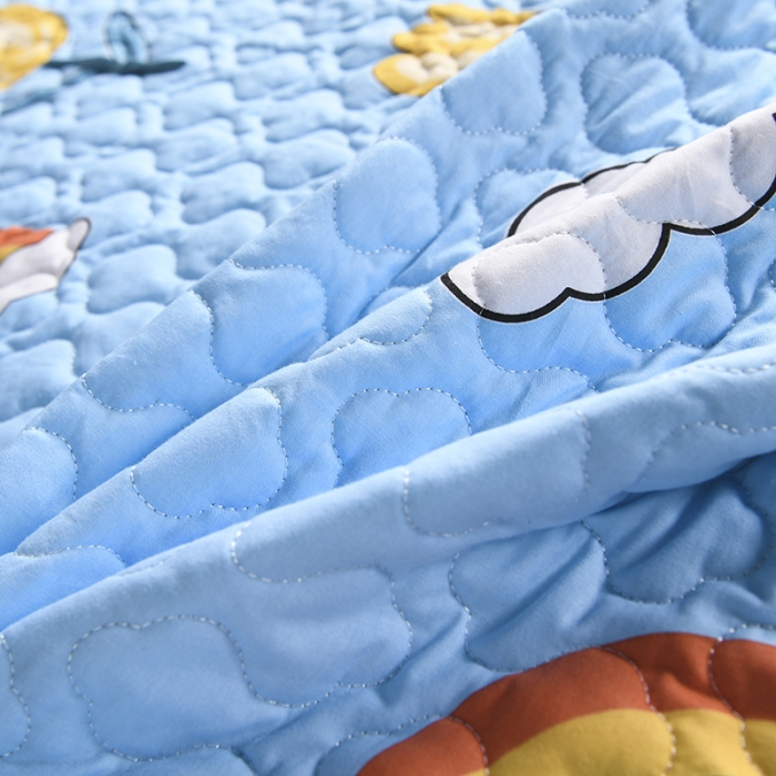 91家纺网 家纺一手货源 找家纺 冬然家纺 2021新款纯棉床盖 郁金香