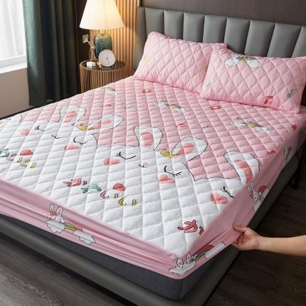 91家纺网 家纺一手货源 找家纺 迪乐妮 水洗棉防水夹棉床笠 床笠款-海底世界