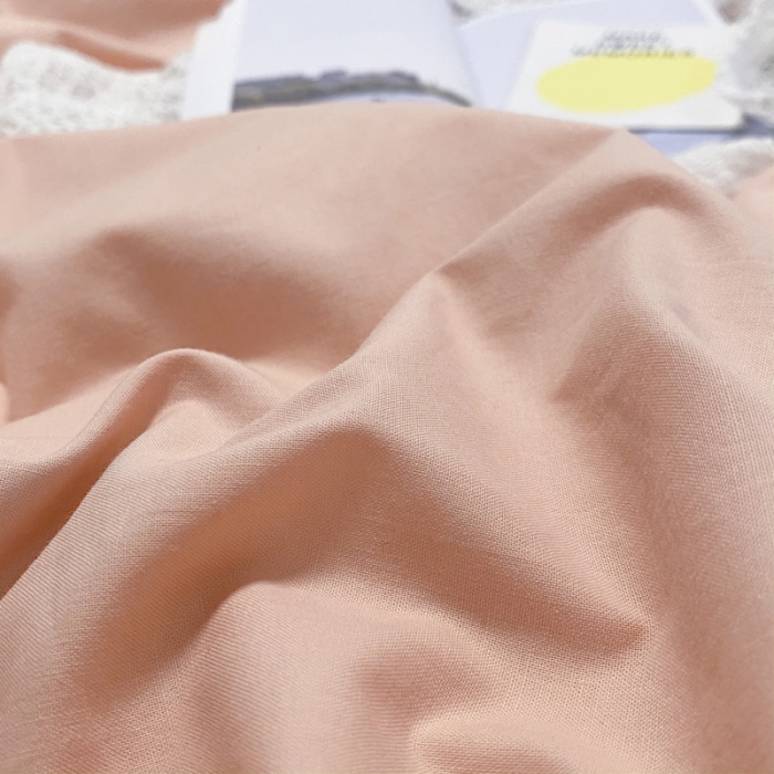 91家纺网 家纺一手货源 找家纺 蓝巢2021新款全棉水洗棉混搭款四件套实拍图 混搭-素浅粉