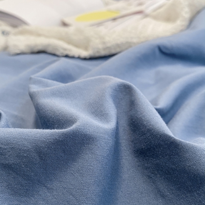 91家纺网 家纺一手货源 找家纺 蓝巢2021新款全棉水洗棉混搭款四件套实拍图 混搭-宾利蓝