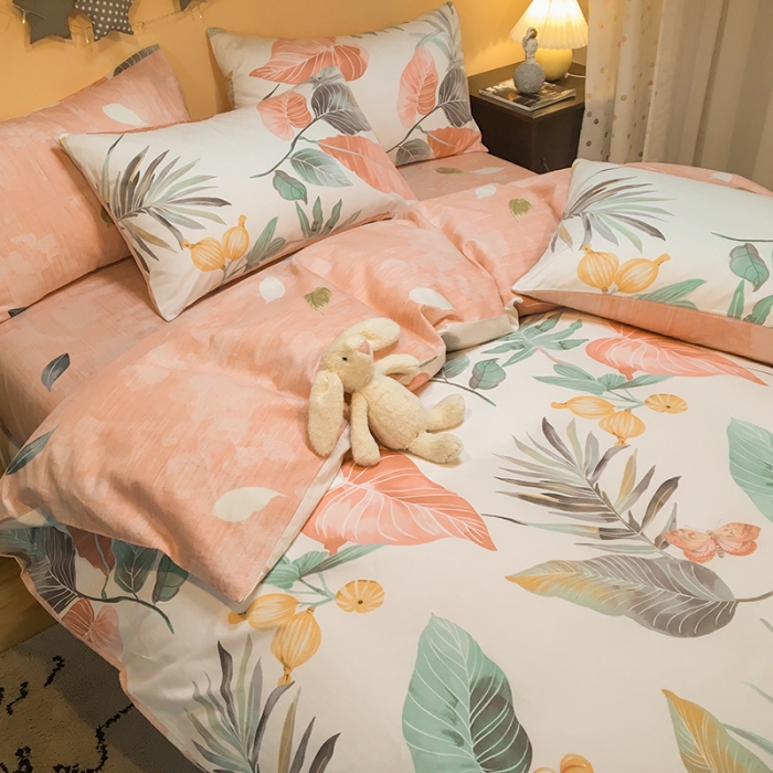 91家纺网 家纺一手货源 找家纺 琪格格 2022新款全棉单品被套 梦田