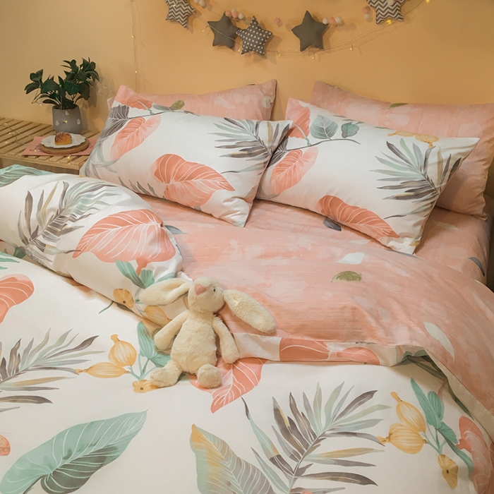 91家纺网 家纺一手货源 找家纺 琪格格 2022新款全棉单品被套 梦田