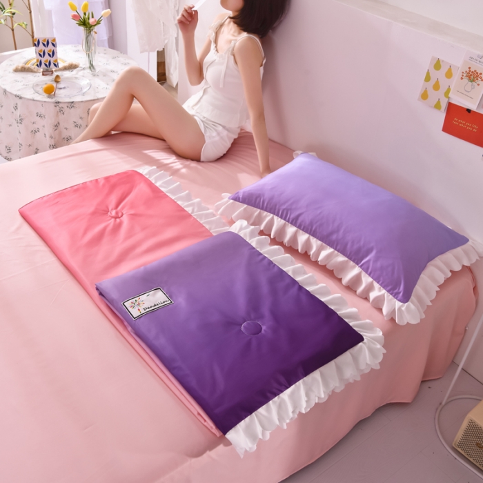 91家纺网 家纺一手货源 找家纺 绒世界 2021新款多彩水洗真丝夏被四件套 Silk2021-09