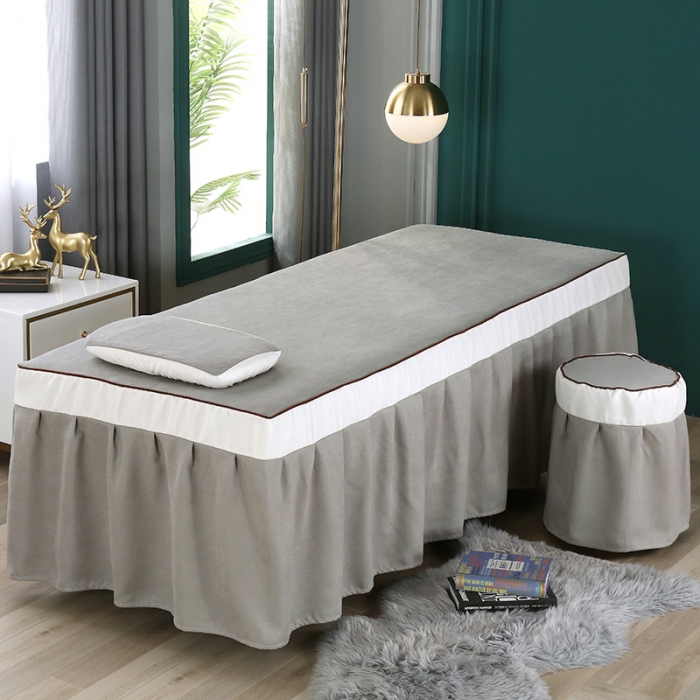 91家纺网 家纺一手货源 找家纺 （总）不打烊家纺 2025新款雪芙妮美容床罩--雏菊花语