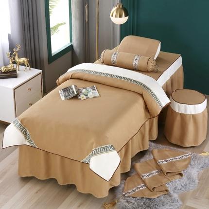 91家纺网 家纺一手货源 找家纺 （总）不打烊家纺 2025新款雪芙妮美容床罩-古色古香