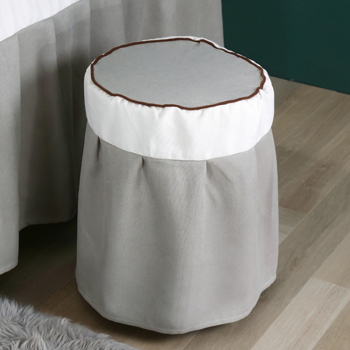 91家纺网 家纺一手货源 找家纺 不打烊家纺 2021新款雪芙妮美容床罩-古色古香 灰