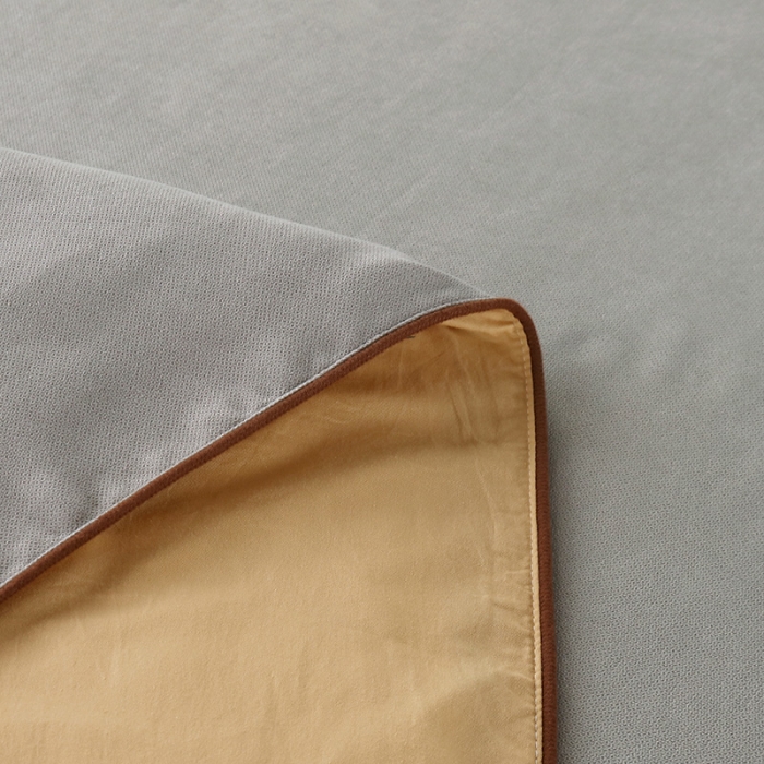 91家纺网 家纺一手货源 找家纺 不打烊家纺 2021新款雪芙妮美容床罩-古色古香 灰