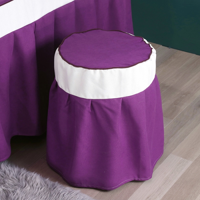 91家纺网 家纺一手货源 找家纺 不打烊家纺 2021新款雪芙妮美容床罩-古色古香 紫