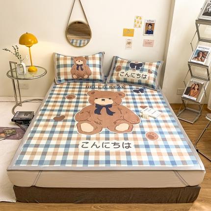 91家纺网 家纺一手货源 找家纺 （总）慕尚家纺 2022新款全面升级宽边大版数码冰丝席凉席