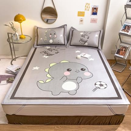 91家纺网 家纺一手货源 找家纺 （总）慕尚家纺 2022新款全面升级宽边大版数码冰丝席凉席