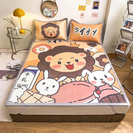 91家纺网 家纺一手货源 找家纺 （总）慕尚家纺 2022新款全面升级宽边大版数码冰丝席凉席