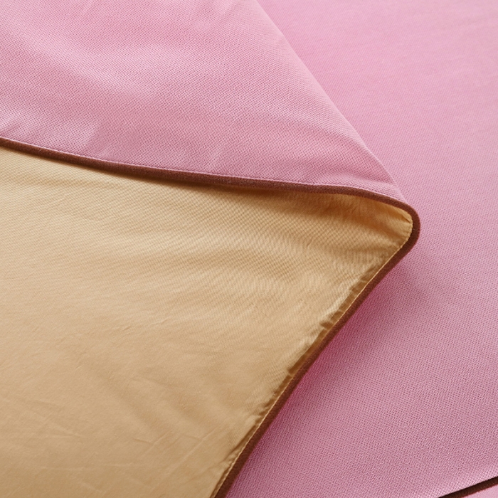 91家纺网 家纺一手货源 找家纺 不打烊家纺 2025新款雪芙妮美容床罩-马到成功粉