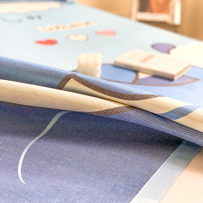 91家纺网 家纺一手货源 找家纺 慕尚家纺2022新款全面升级宽边大版数码冰丝席凉席 鲸鱼宝宝