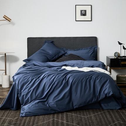 91家纺网 家纺一手货源 找家纺 2021新款全棉四件套缤纷蓝