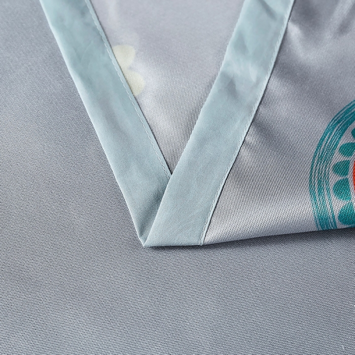 91家纺网 家纺一手货源 找家纺 昊川 2021新款冰丝凉席三件套 彩虹灰