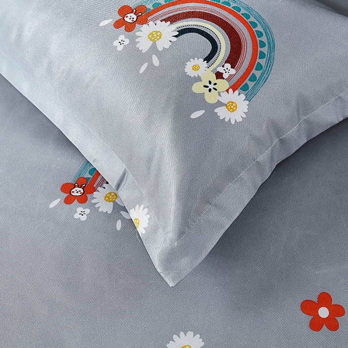 91家纺网 家纺一手货源 找家纺 昊川 2021新款冰丝凉席三件套 彩虹灰