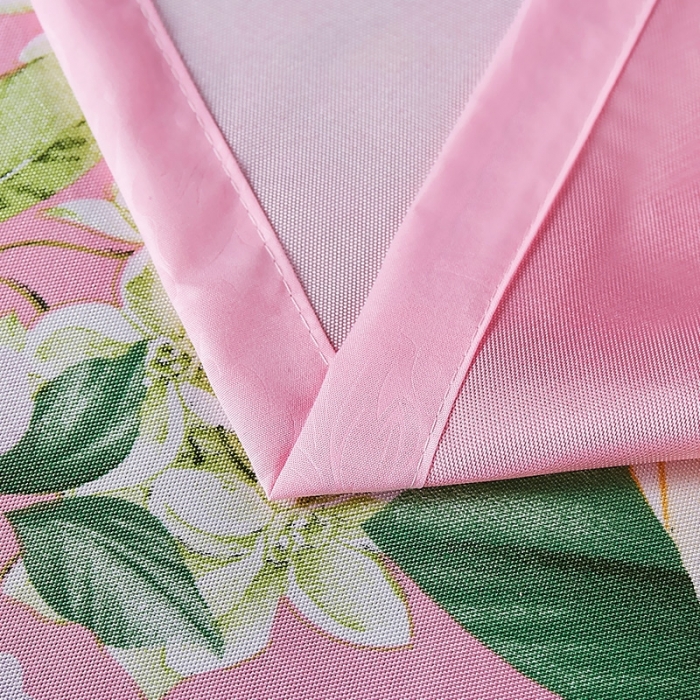 91家纺网 家纺一手货源 找家纺 昊川 2021新款冰丝凉席三件套 春色满园-粉