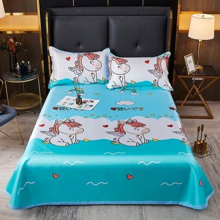 91家纺网 家纺一手货源 找家纺 昊川 2021新款冰丝凉席三件套 独角兽