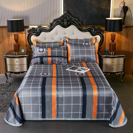 91家纺网 家纺一手货源 找家纺 昊川 2021新款冰丝凉席三件套 格韵