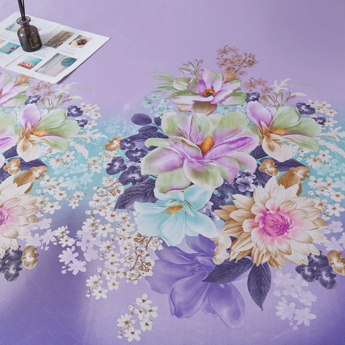 91家纺网 家纺一手货源 找家纺 昊川 2021新款冰丝凉席三件套 花韵