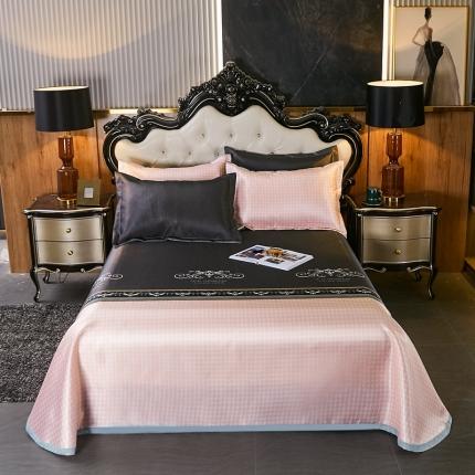 91家纺网 家纺一手货源 找家纺 昊川 2021新款冰丝凉席三件套 简约