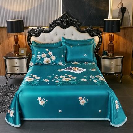 91家纺网 家纺一手货源 找家纺 昊川 2021新款冰丝凉席三件套 清雅