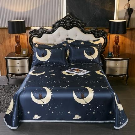 91家纺网 家纺一手货源 找家纺 昊川 2021新款冰丝凉席三件套 星月