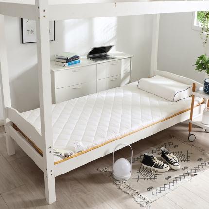 亿丁点床垫 2021新款全棉大豆纤维小床垫 全棉大豆纤维-白色