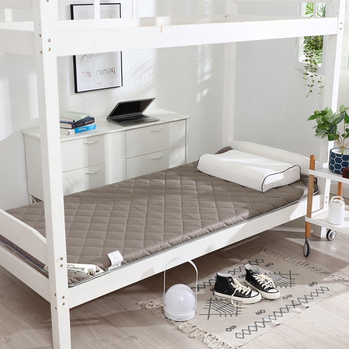 91家纺网 家纺一手货源 找家纺 亿丁点床垫 2021新款全棉大豆纤维小床垫 全棉大豆纤维-灰色