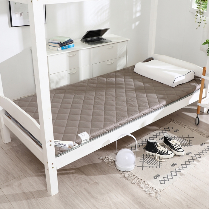 91家纺网 家纺一手货源 找家纺 亿丁点床垫 2021新款全棉大豆纤维小床垫 全棉大豆纤维-灰色