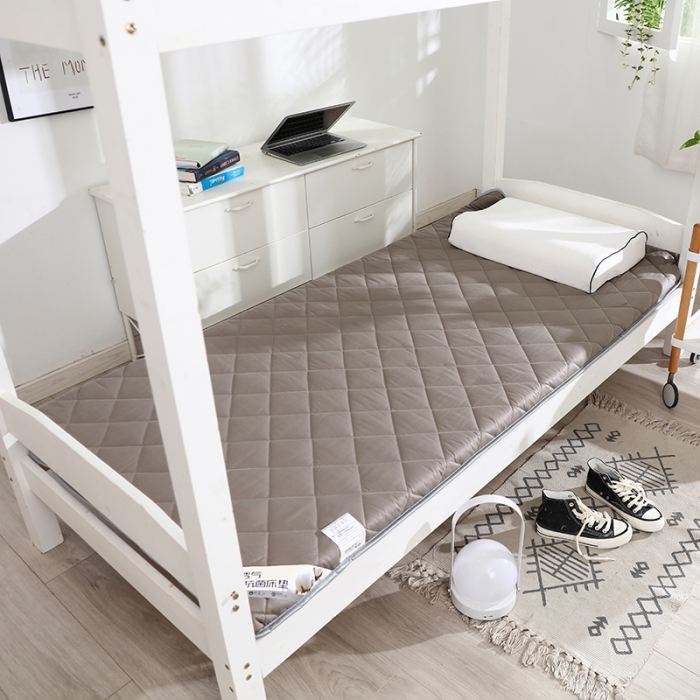 91家纺网 家纺一手货源 找家纺 亿丁点床垫 2021新款全棉大豆纤维小床垫 全棉大豆纤维-灰色