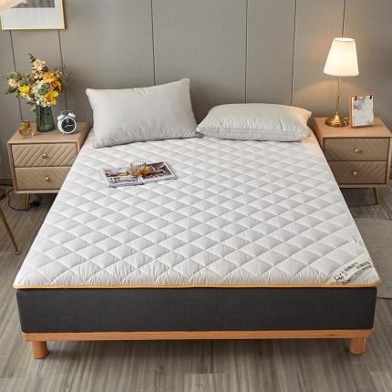 亿丁点 2021新款全棉大豆纤维大床垫 全棉大豆纤维白色